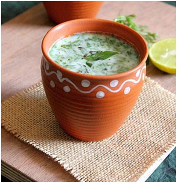 Masala Chaas (Masala buttermilk) for summer