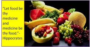 Let food be thy medicine