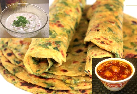CILANTRO (CORIANDER) PARATHA