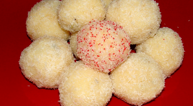 Coconut laddu