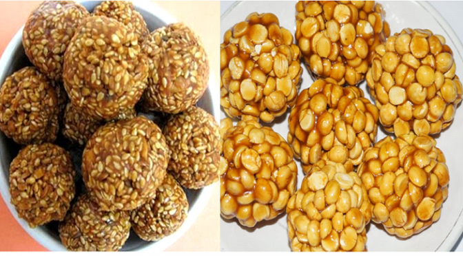 Sesame & Peanut laddo