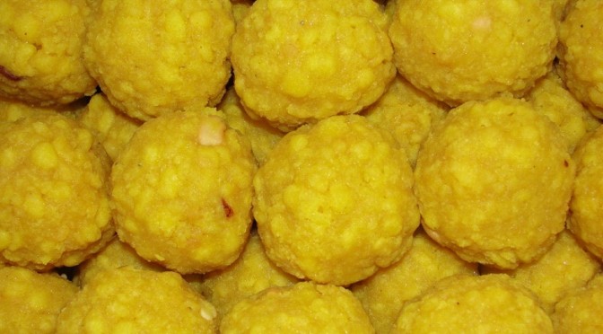 Thirupathi boondi laddu
