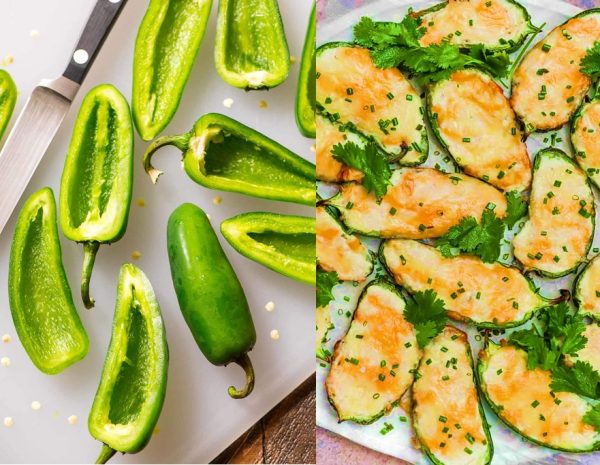 JALAPEÑOS FILLED WITH VEGETARIN CREAM CHEESE