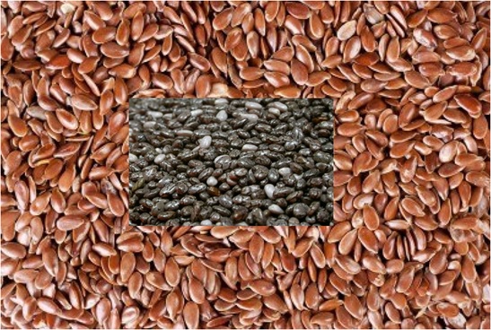 Flax seeds & chia seeds