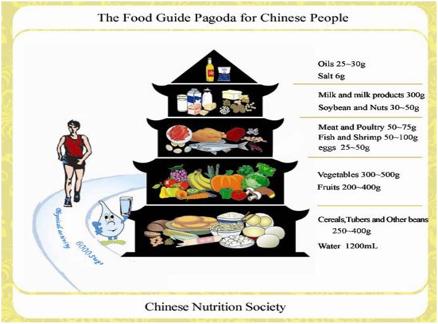 Food pagoda of China