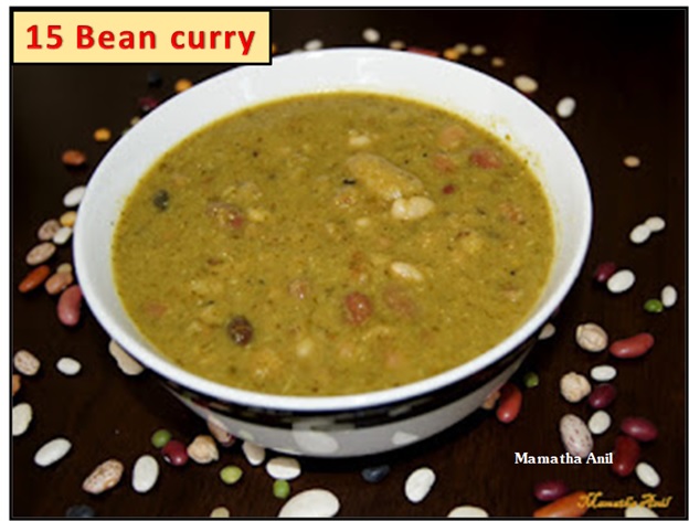 FIFTEEN (15) BEANS CURRY