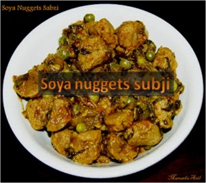 Soya Nuggets Sabzi