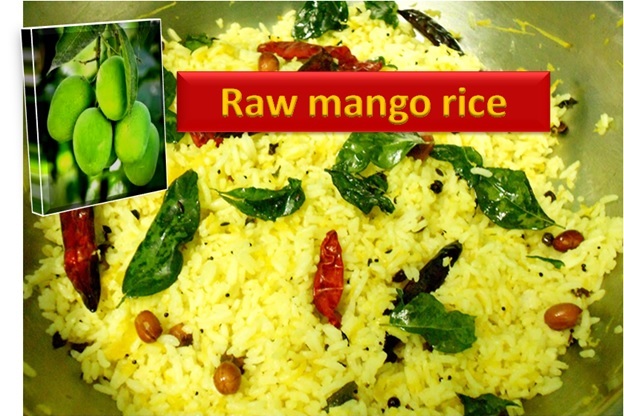 RAW MANGO RICE (MANGO CHITRANNA)