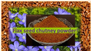 Flax Seed Chutney Powder