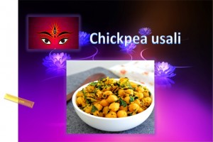 Chickpea Usali For Navratri