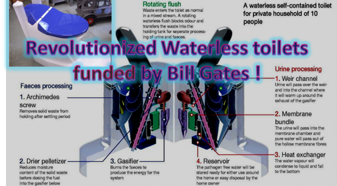 Waterless toilets