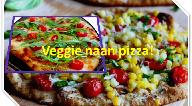 Naan pizza