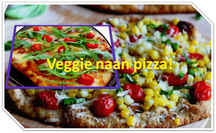 Naan pizza