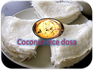 Coconut Rice Dosa