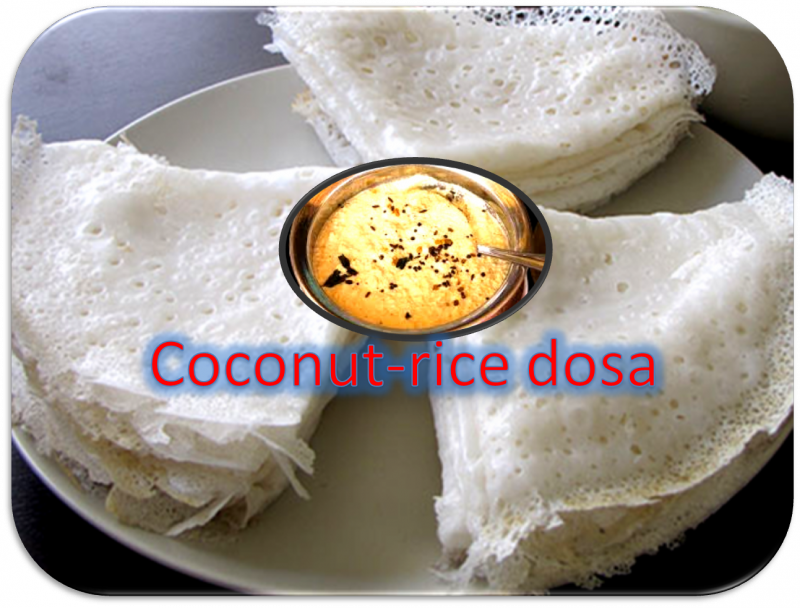 Coconut Rice Dosa