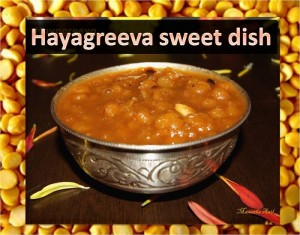 Hayagreeva Naivedya