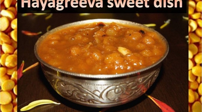 Hayagreeva Naivedya