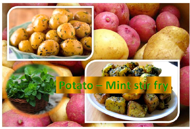 Aloo Mint Stir Fry