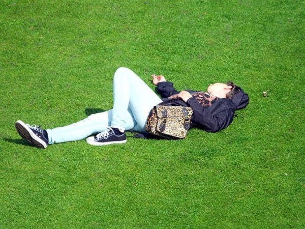 Sleeping student