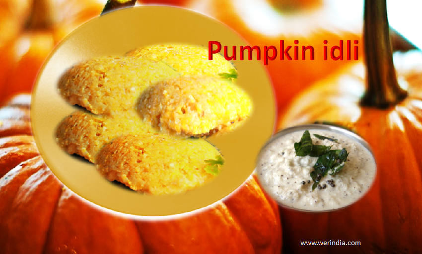 Sweet pumpkin Idli