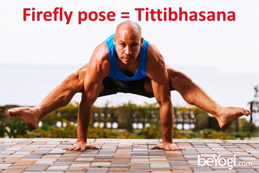 Firefly pose Tittibhasana