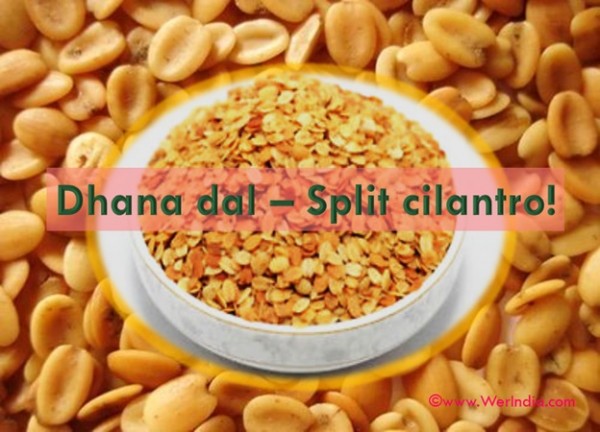 Dhana Dal - Split Cilantro
