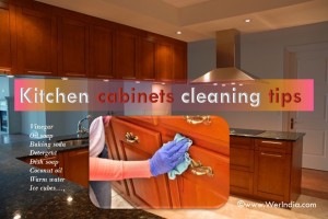 Tips to clean kitchen cabinets