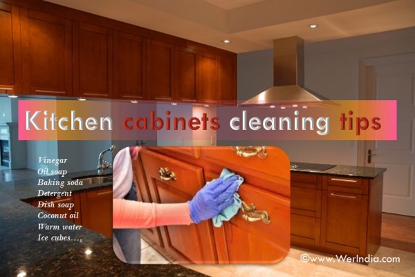 Tips to clean kitchen cabinets