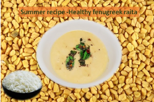 Healthy Fenugreek Raita