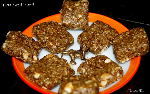 Flax Seed Burfi