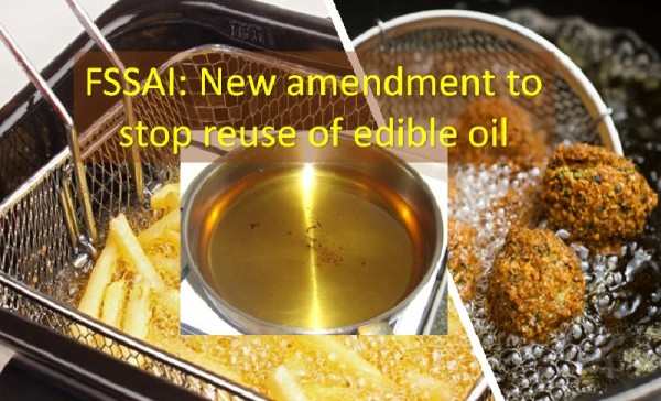 New amendment to stop reuse of edible oil