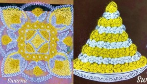 Traditional art Rangoli helps hands and mind