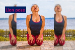 Lion pose