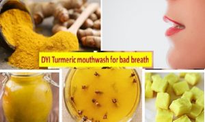 Turmeric mouthwash