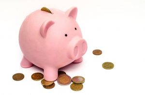 Piggy bank for child