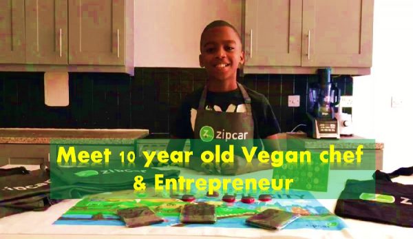 Omari McQueen vegan chef