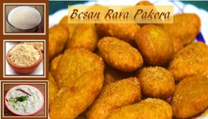 Besan rava pakora