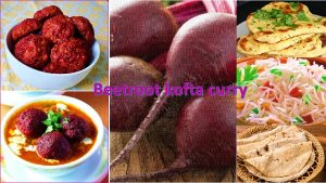 Beetroot kofta curry