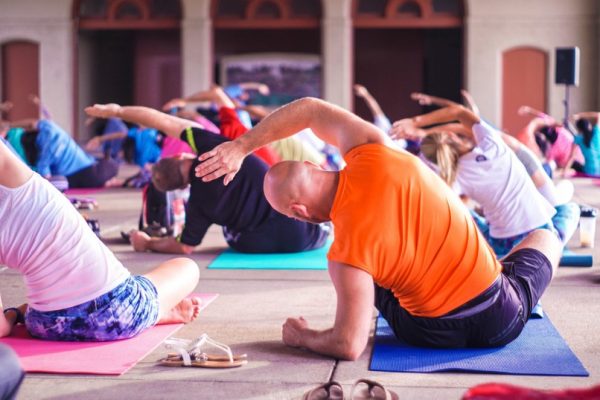 yoga pose for body builders