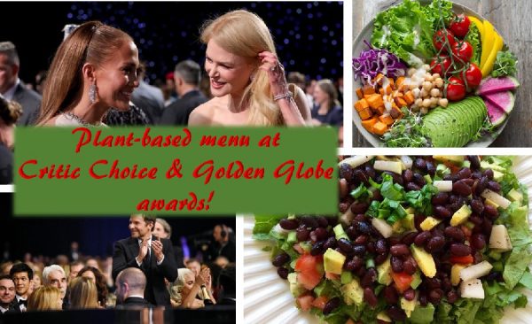 Plant based menu at Golden Globe