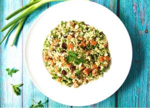 Cauliflower- Sweet potato tabbouleh