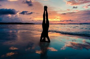Shirsasana Headstand for hair health