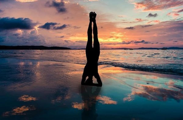 Shirsasana Headstand for hair health