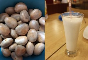 Jackfruit seeds milkshake