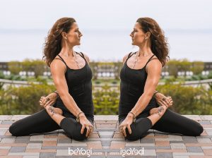 Bharadvaja's twist -spinal twist pose