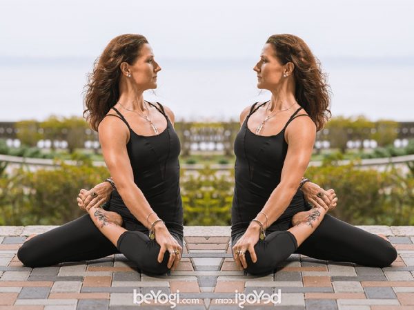 Bharadvaja's twist -spinal twist pose
