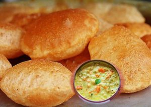 Pumpkin masala poori