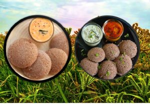 Healthy ragi idli