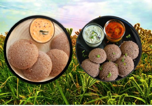 Healthy ragi idli