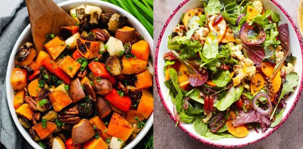 Roasted vegetable salad